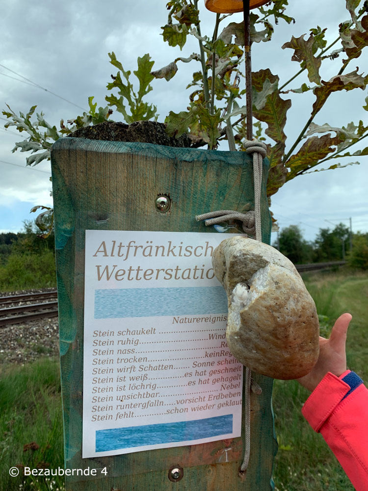 Die Altfränkische Wetterstation auf dem Sandbockelweg