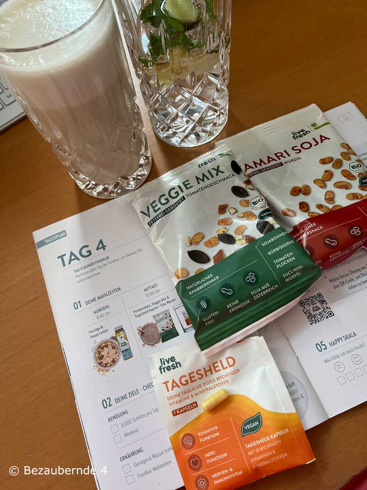 Mittagessen bei der LiveFresh Foodkur